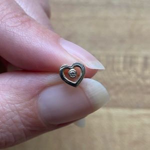 BVLA Heart of Paul 14k white gold press fit end